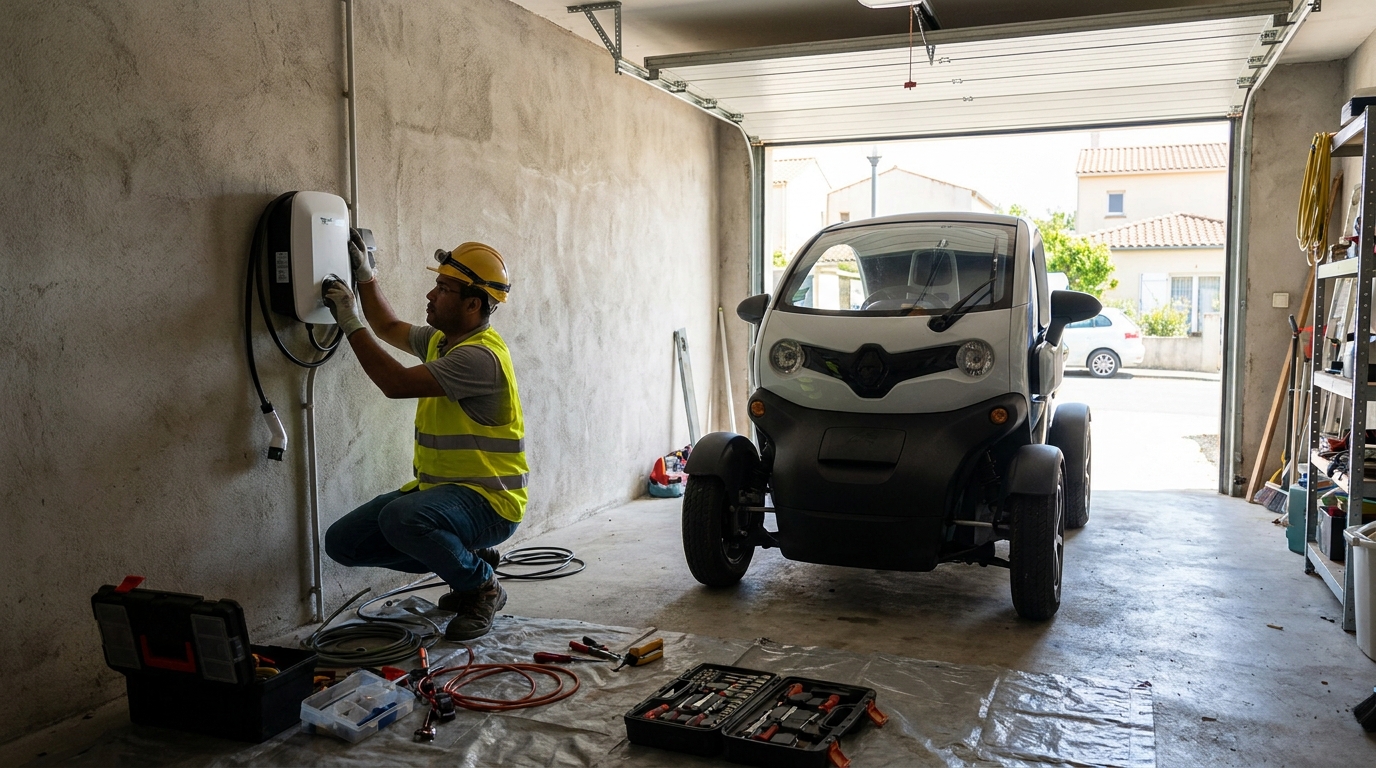 Instalacao de carregador de carro eletrico profissional em São Carlos‑SP