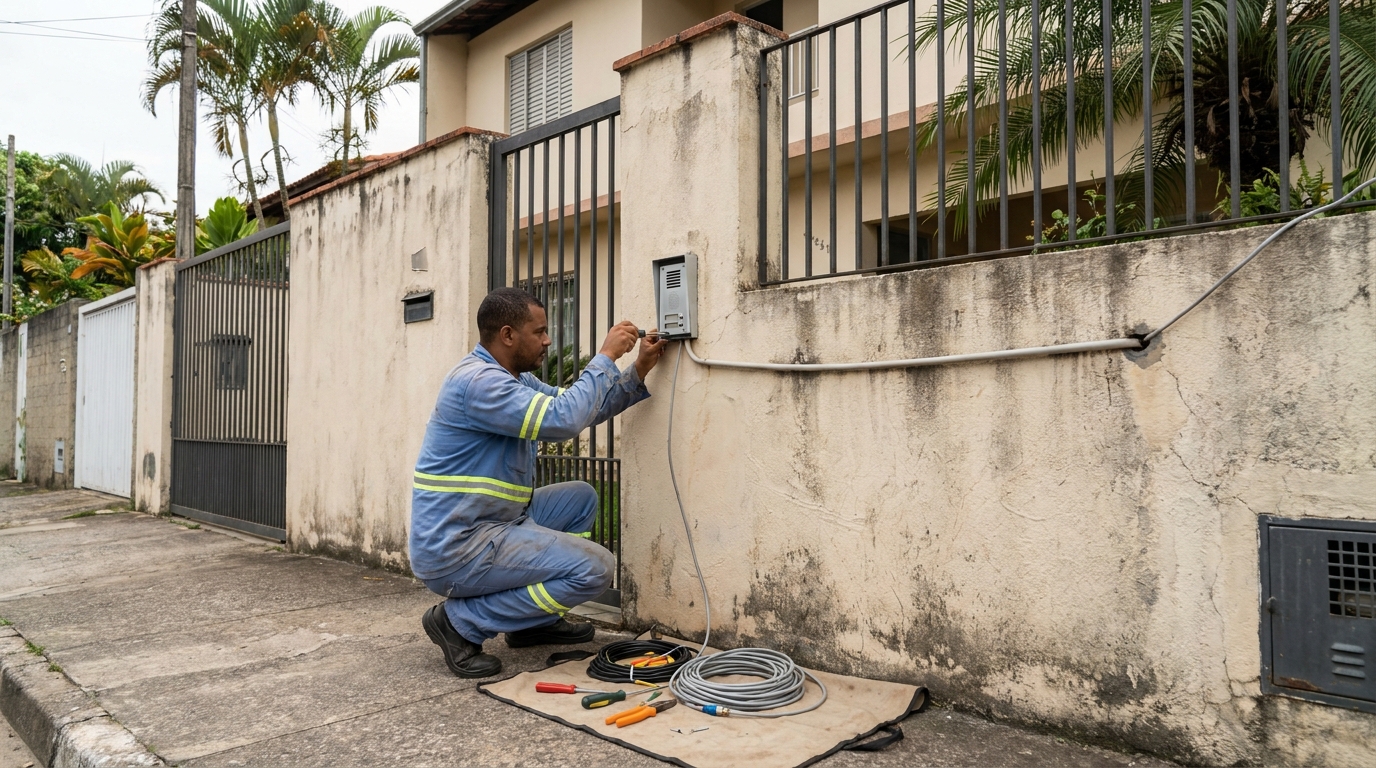 Instalacao de video porteiro em São Carlos‑SP