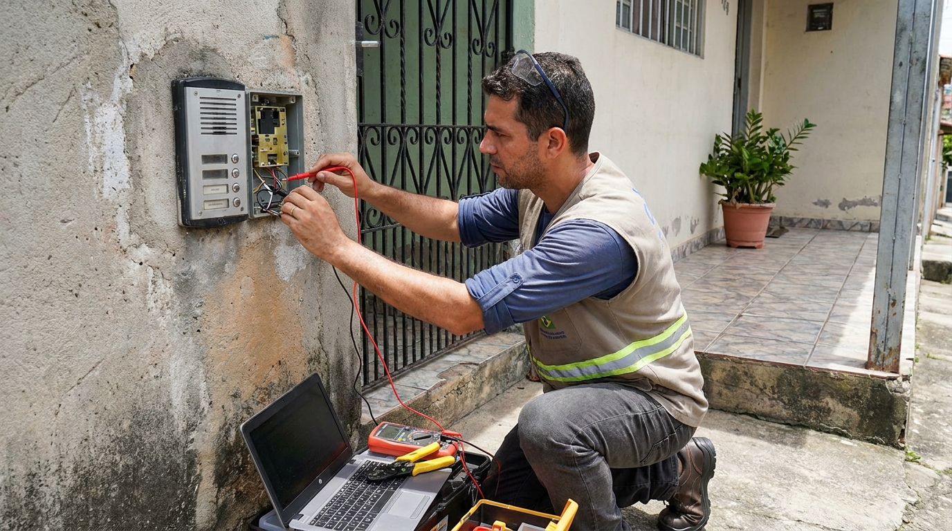 Reparo de interfone em São Carlos‑SP
